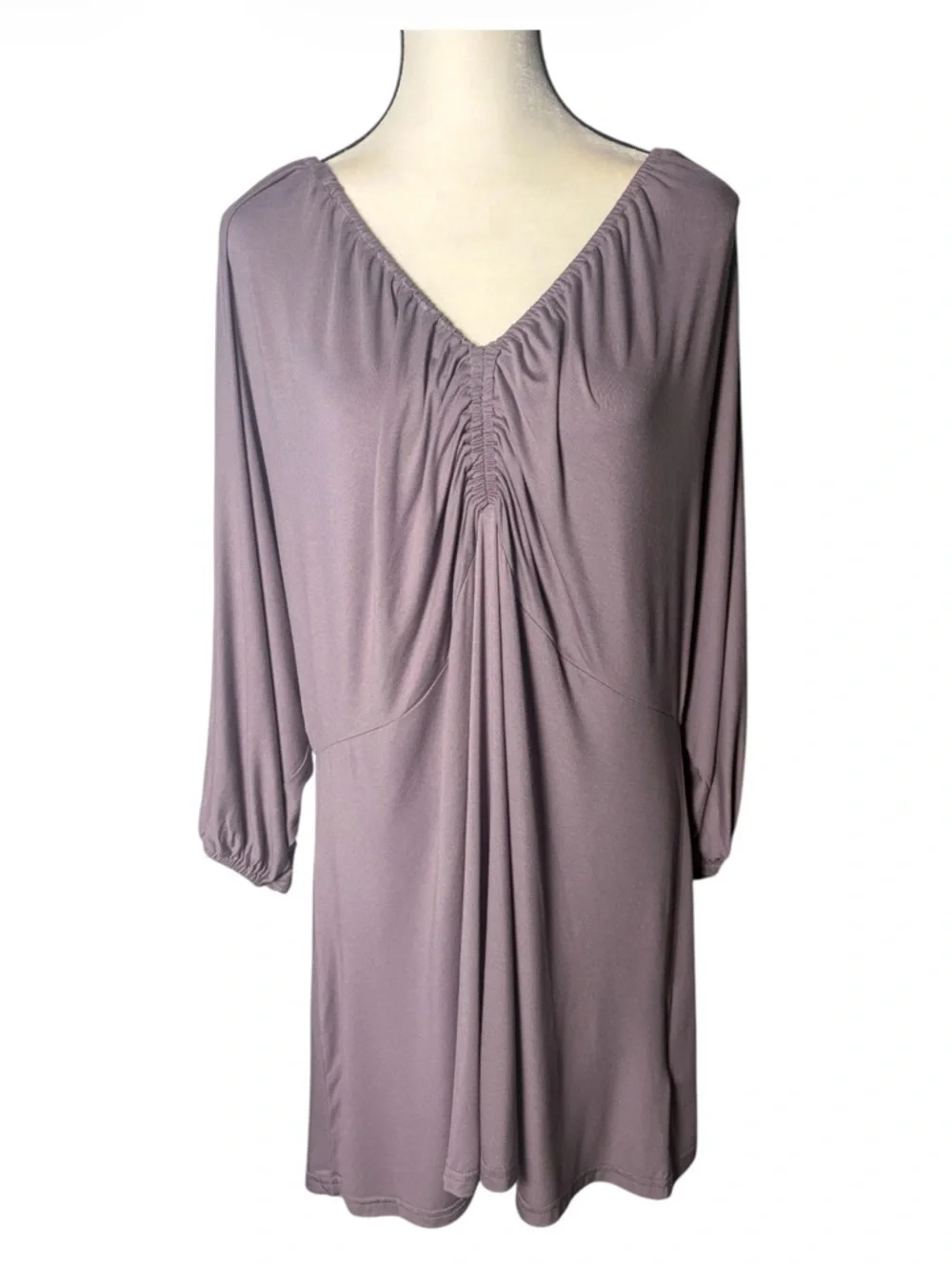 NWT Free People Beach Boa Oversized Purple Taupe Tunic Dress (Size S)